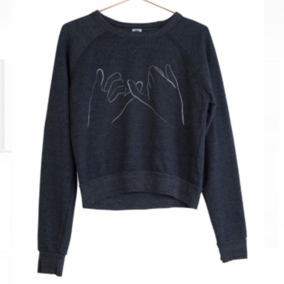 🌟NWT🌟Pinky Promise Crew Neck Sweatshirt - Picture 4 of 4